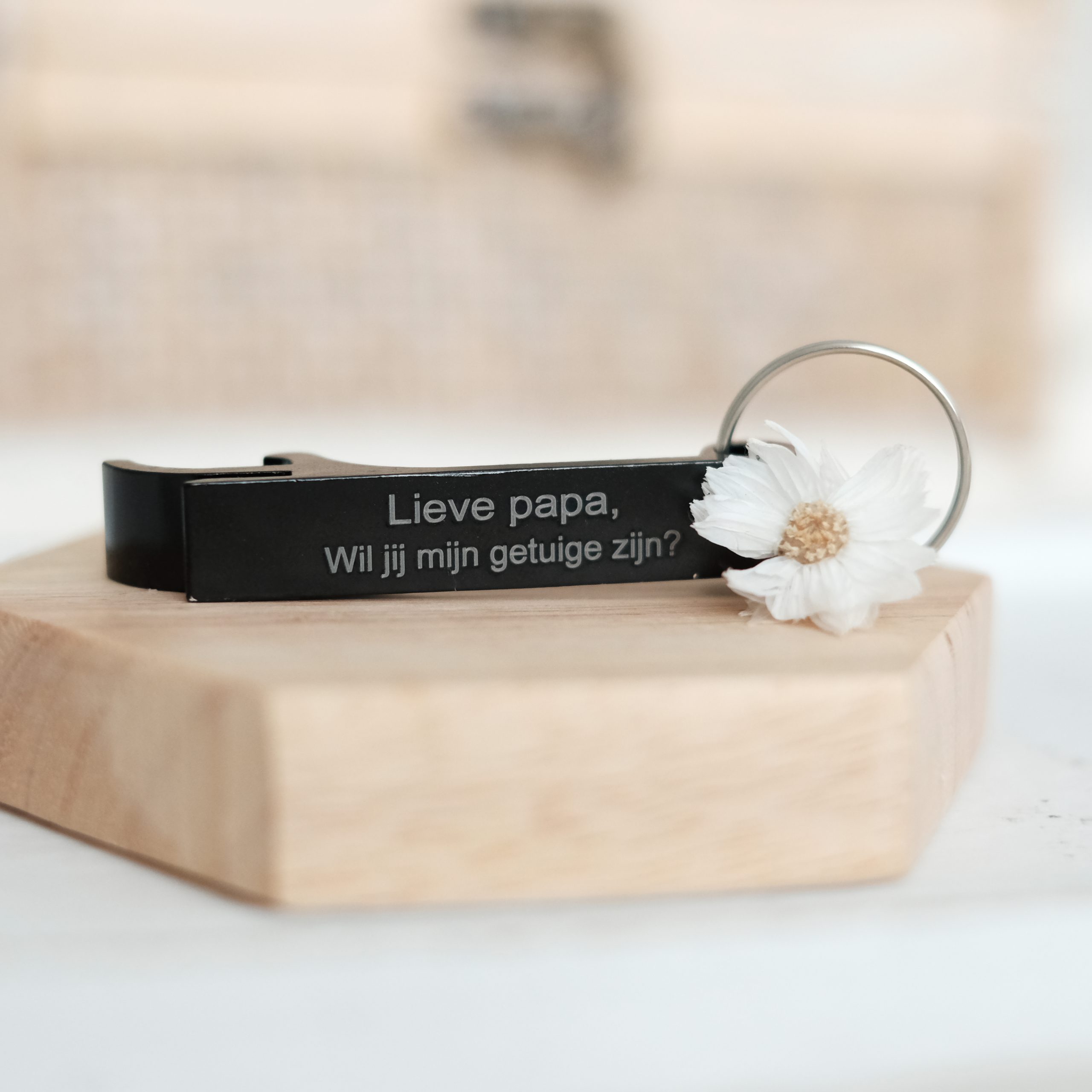 bieropener graveren cadeau Zwarte bieropener welke je kunt laten graveren